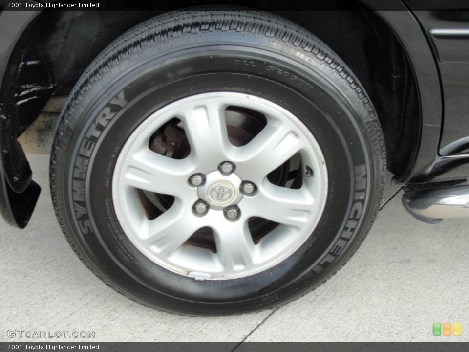 2001 Toyota Highlander Limited Wheel and Tire Photo #38755572