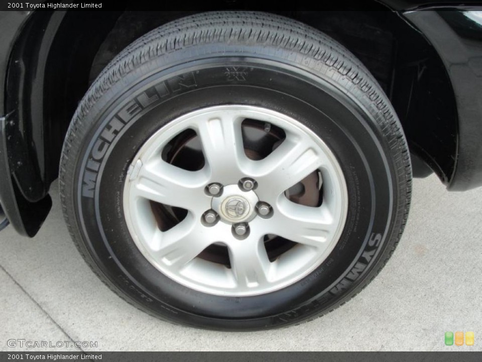2001 Toyota Highlander Limited Wheel and Tire Photo #38755584
