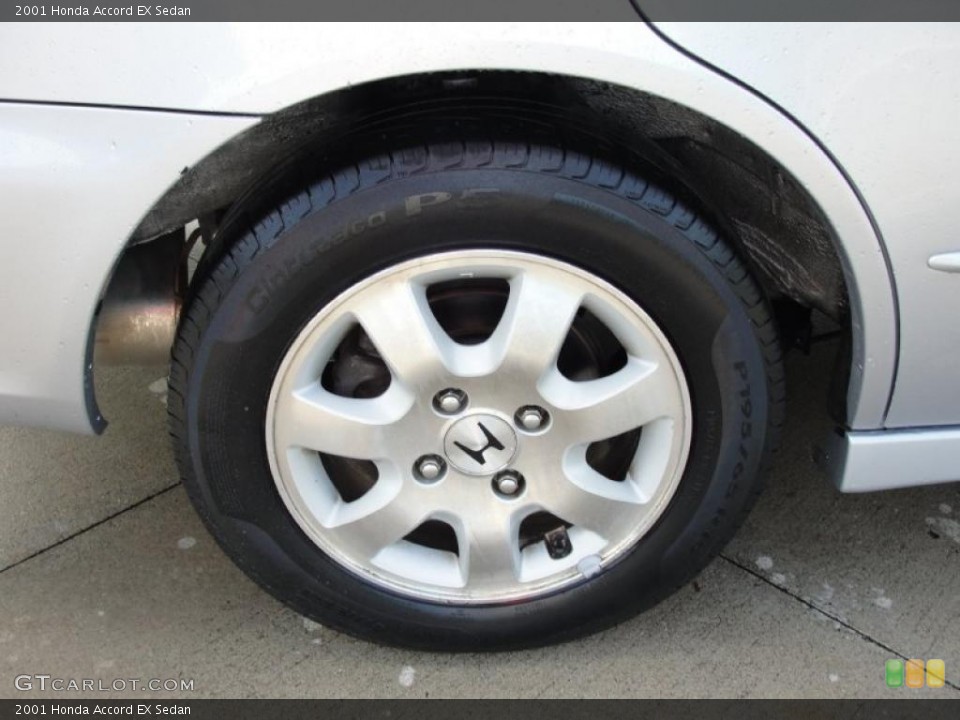 2001 Honda Accord EX Sedan Wheel and Tire Photo #38756246