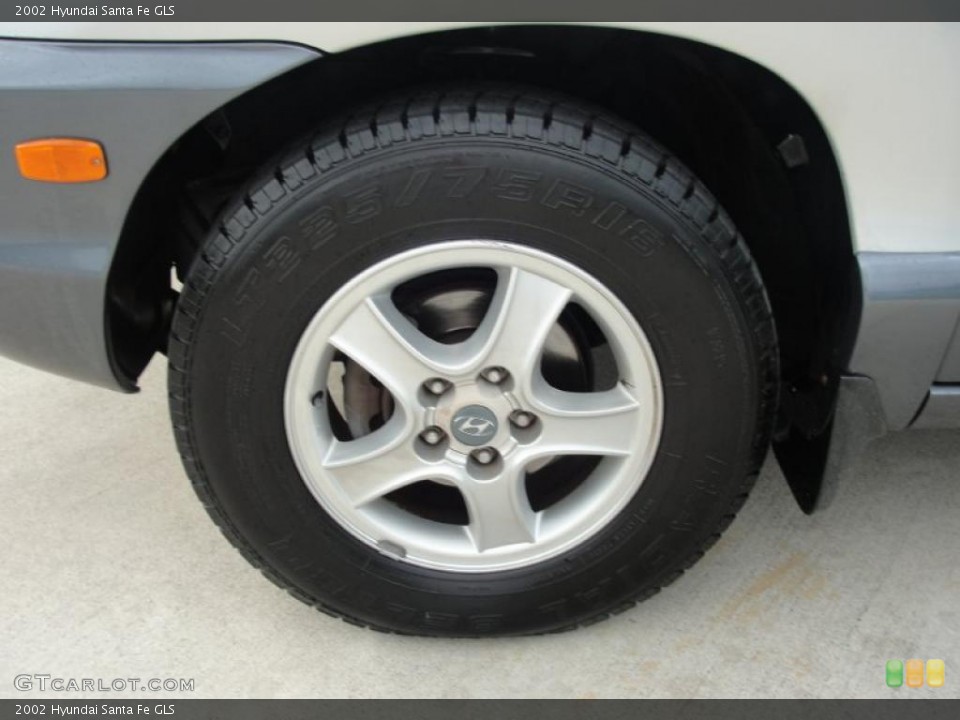2002 Hyundai Santa Fe GLS Wheel and Tire Photo #38757712