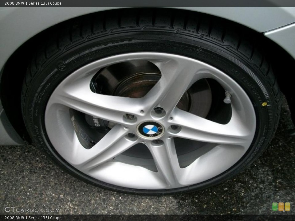 2008 BMW 1 Series 135i Coupe Wheel and Tire Photo #38759668