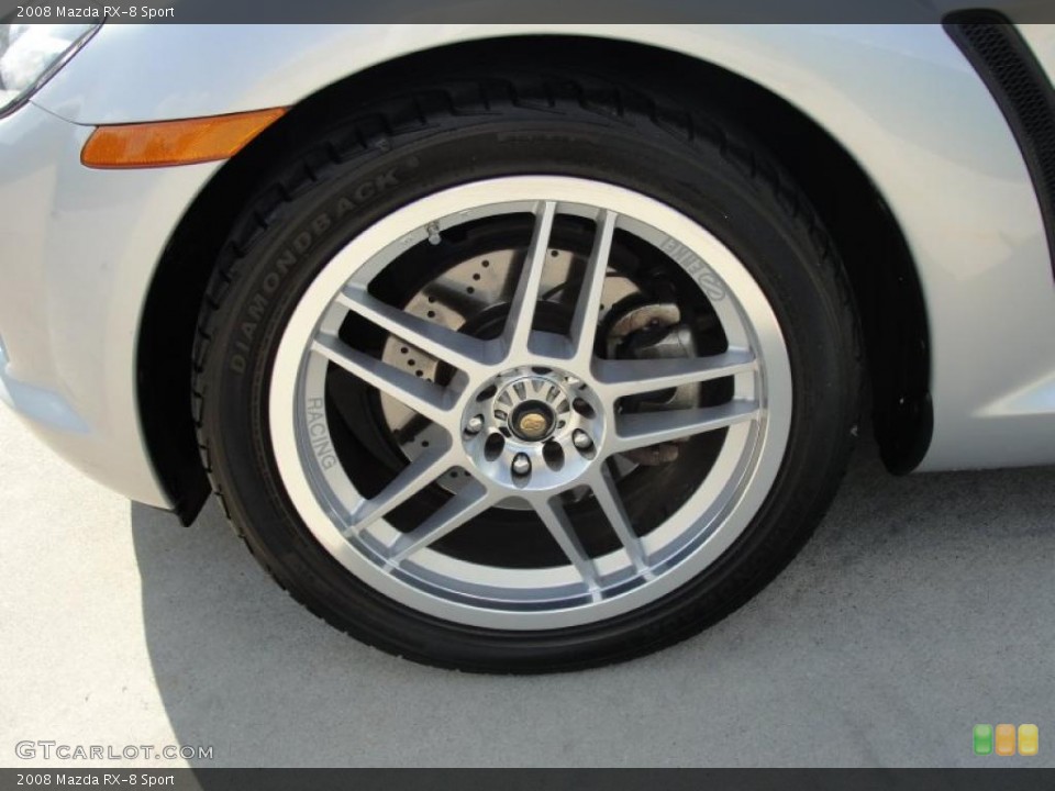 2008 Mazda RX-8 Sport Wheel and Tire Photo #38760272