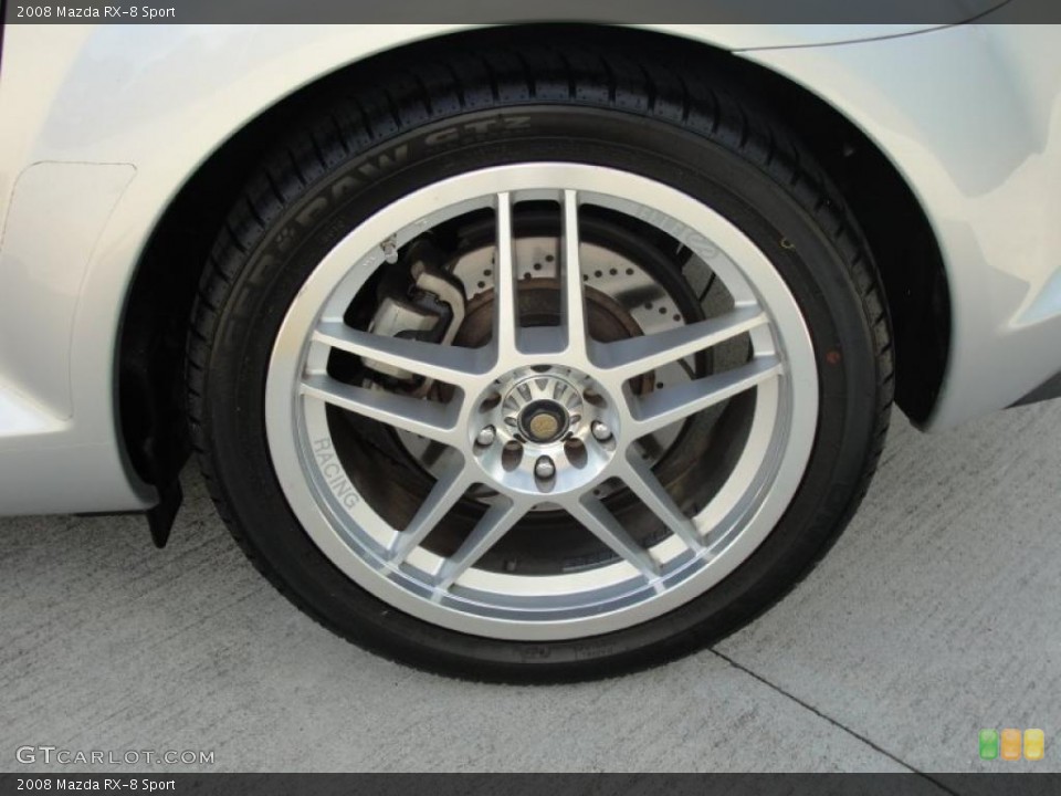 2008 Mazda RX-8 Sport Wheel and Tire Photo #38760288
