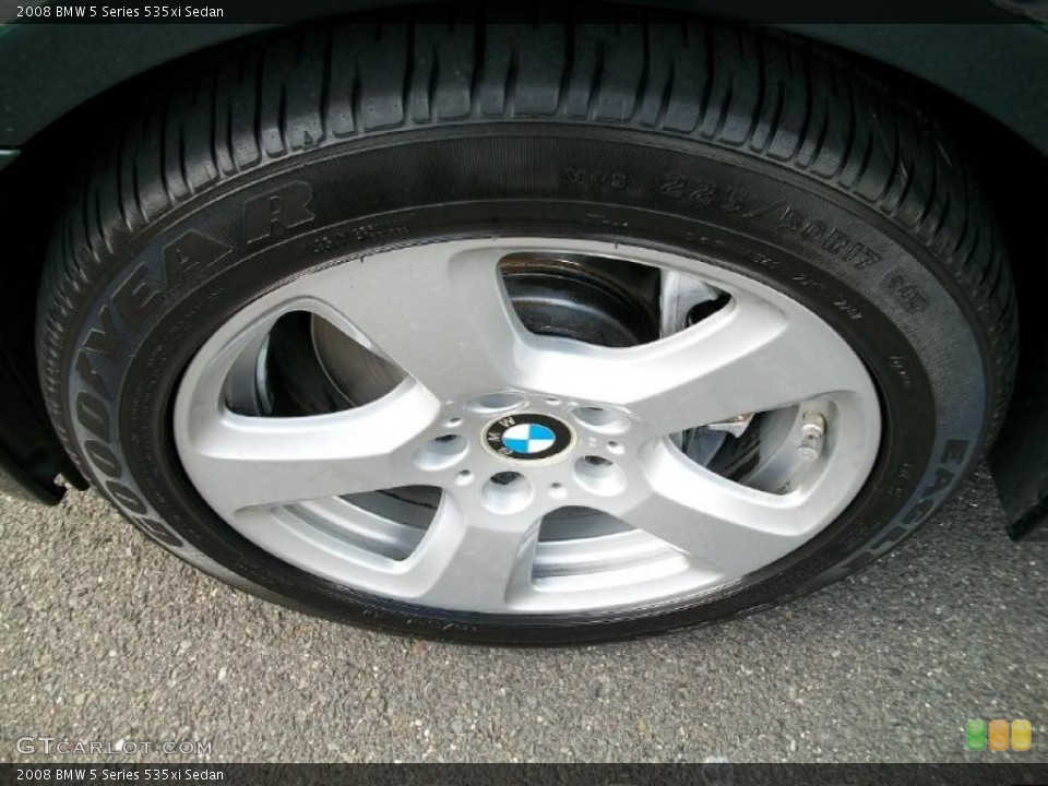 2008 BMW 5 Series 535xi Sedan Wheel and Tire Photo #38762344
