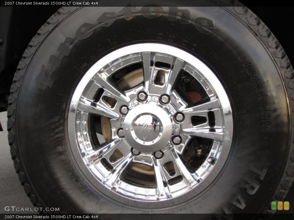 2007 Chevrolet Silverado 3500HD Custom Wheel and Tire Photo #38763488