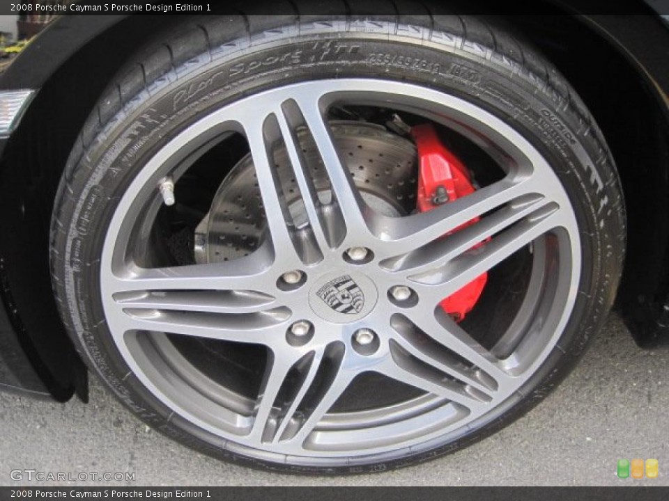 2008 Porsche Cayman S Porsche Design Edition 1 Wheel and Tire Photo #38764713