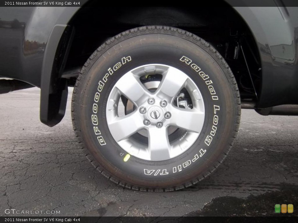 2011 Nissan Frontier SV V6 King Cab 4x4 Wheel and Tire Photo #38765625