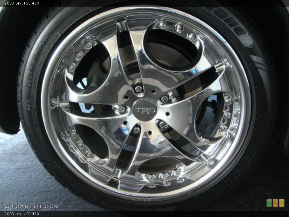 2003 Lexus SC Custom Wheel and Tire Photo #38765781
