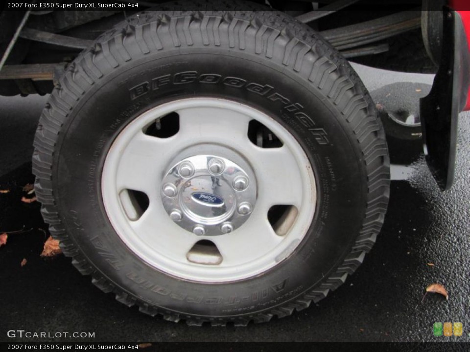2007 Ford F350 Super Duty XL SuperCab 4x4 Wheel and Tire Photo #38772794
