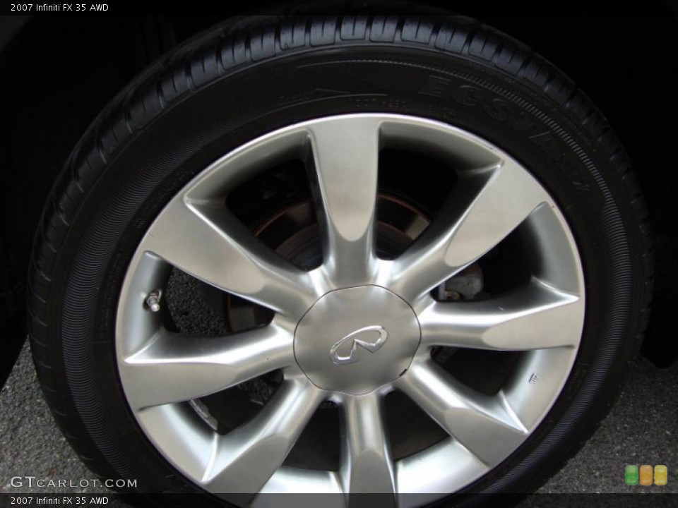 2007 Infiniti FX 35 AWD Wheel and Tire Photo #38774687