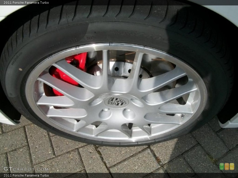 2011 Porsche Panamera Turbo Wheel and Tire Photo #38779028