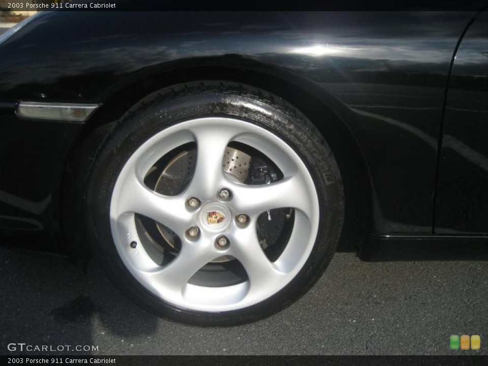 2003 Porsche 911 Carrera Cabriolet Wheel and Tire Photo #38781641