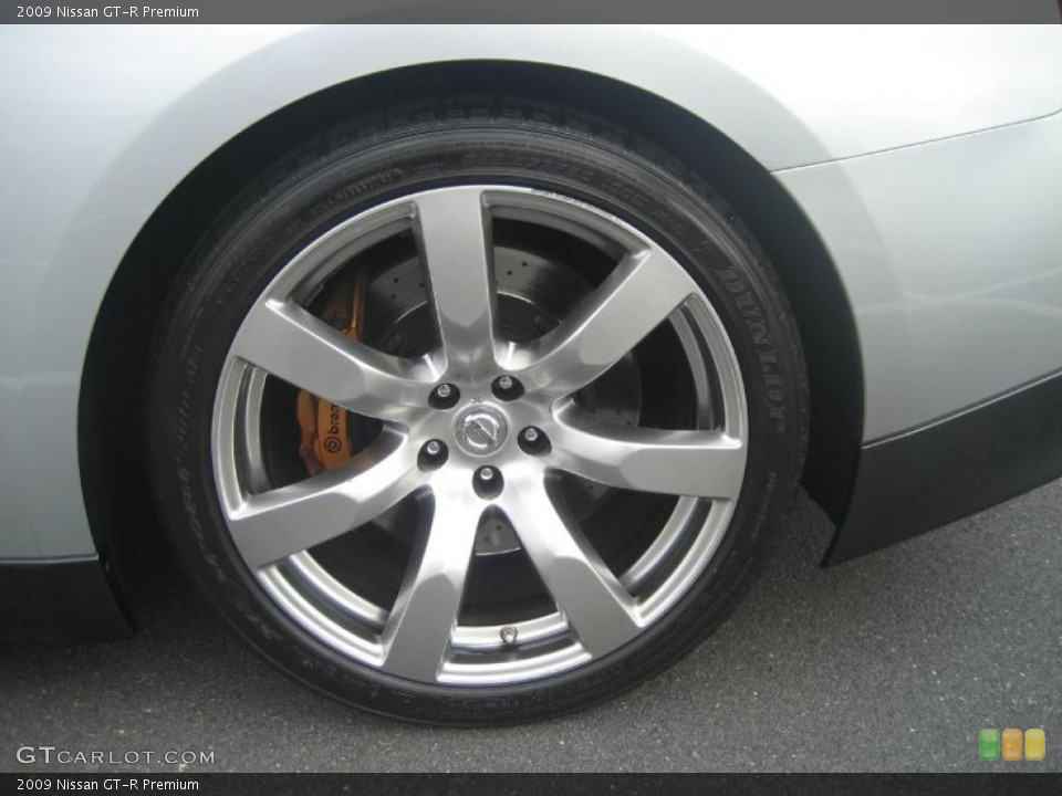 2009 Nissan GT-R Premium Wheel and Tire Photo #38782357