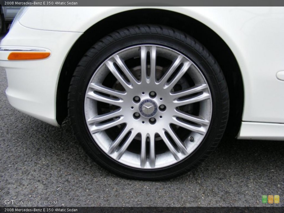2008 Mercedes-Benz E 350 4Matic Sedan Wheel and Tire Photo #38785989