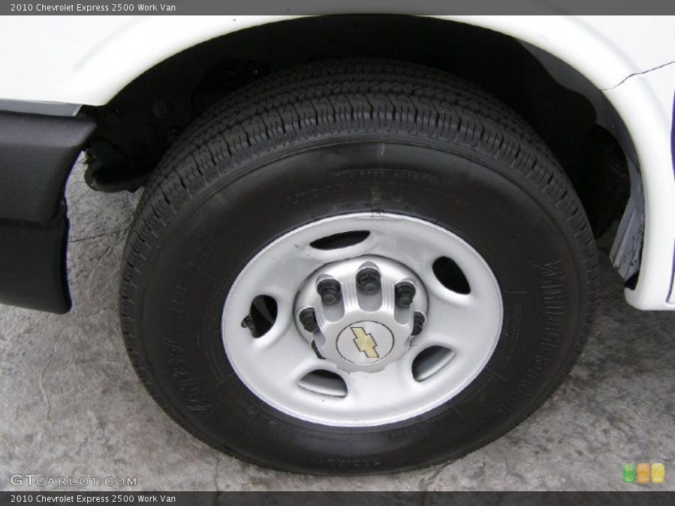 2010 Chevrolet Express 2500 Work Van Wheel and Tire Photo #38790478