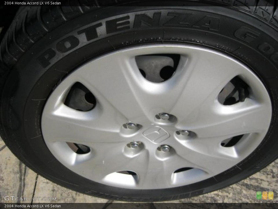2004 Honda Accord LX V6 Sedan Wheel and Tire Photo #38796003