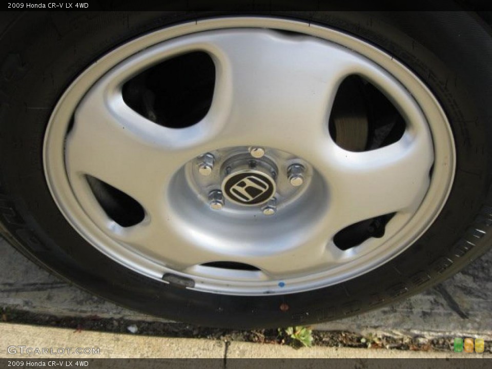 2009 Honda CR-V LX 4WD Wheel and Tire Photo #38797231