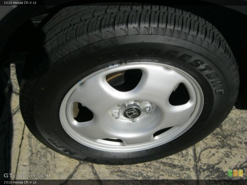 2010 Honda CR-V LX Wheel and Tire Photo #38798695