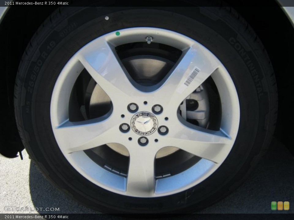 2011 Mercedes-Benz R 350 4Matic Wheel and Tire Photo #38805288