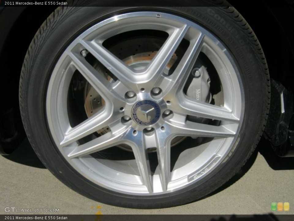 2011 Mercedes-Benz E 550 Sedan Wheel and Tire Photo #38805756