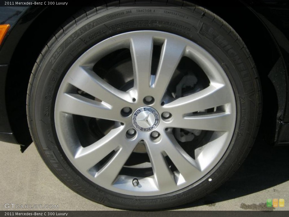 2011 Mercedes-Benz C 300 Luxury Wheel and Tire Photo #38806436