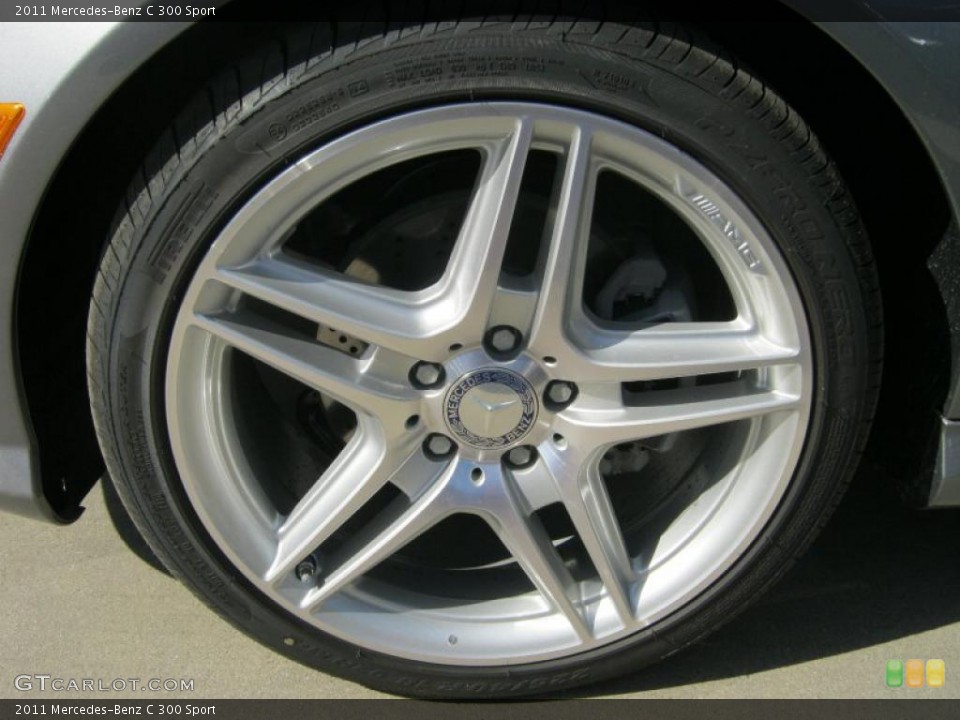 2011 Mercedes-Benz C 300 Sport Wheel and Tire Photo #38806524