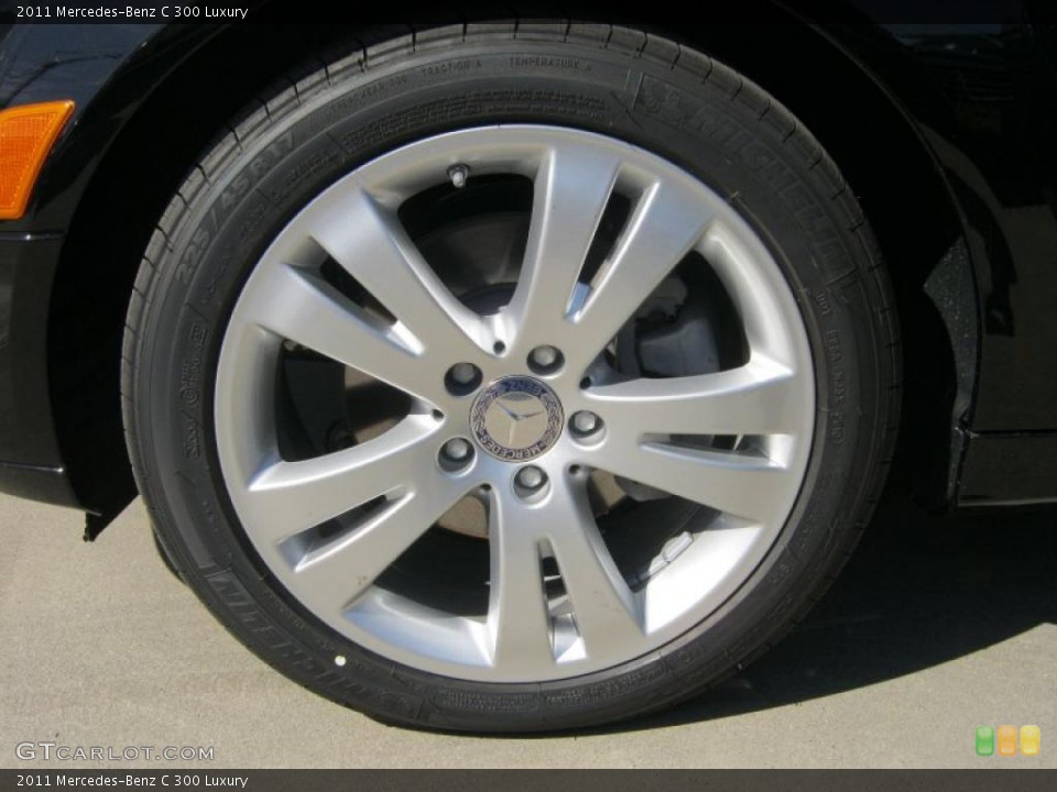 2011 Mercedes-Benz C 300 Luxury Wheel and Tire Photo #38806600