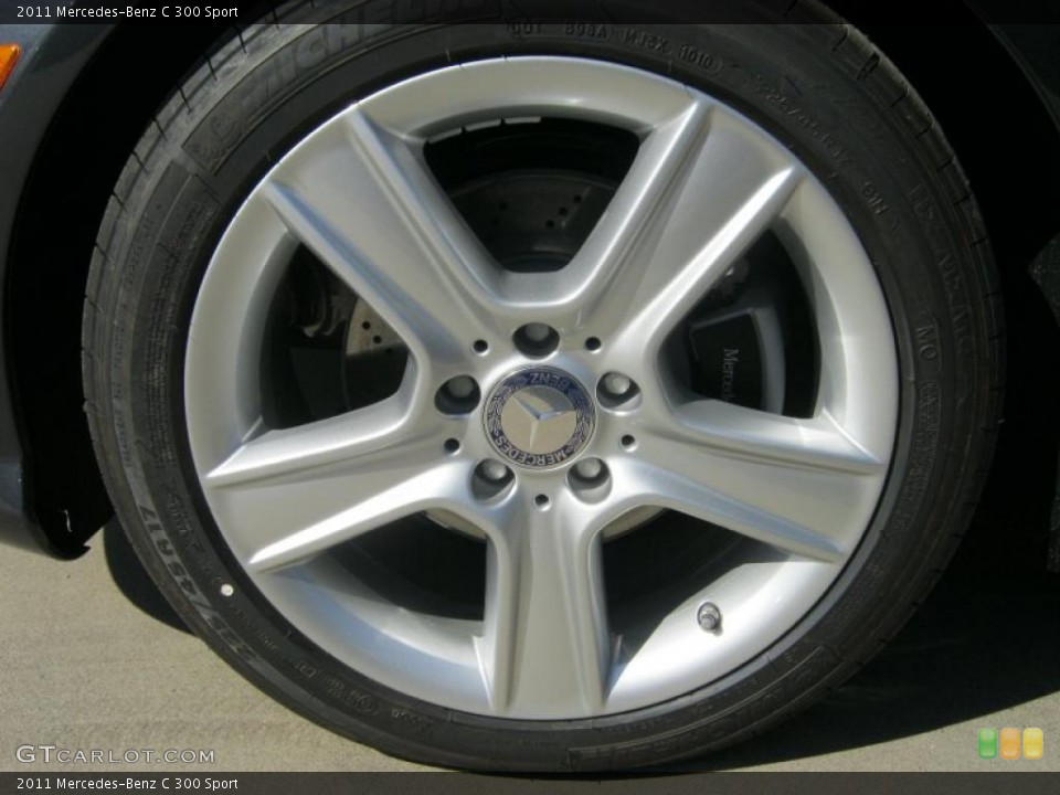 2011 Mercedes-Benz C 300 Sport Wheel and Tire Photo #38806676