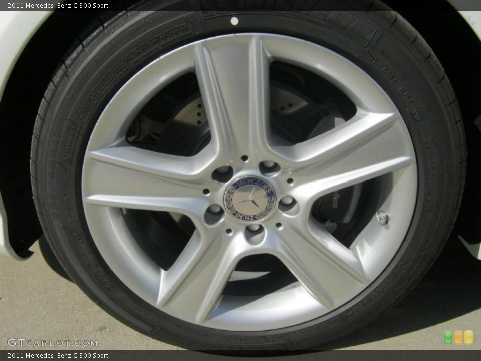 2011 Mercedes-Benz C 300 Sport Wheel and Tire Photo #38806744