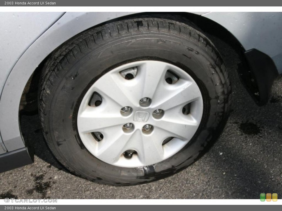 2003 Honda Accord LX Sedan Wheel and Tire Photo #38806944
