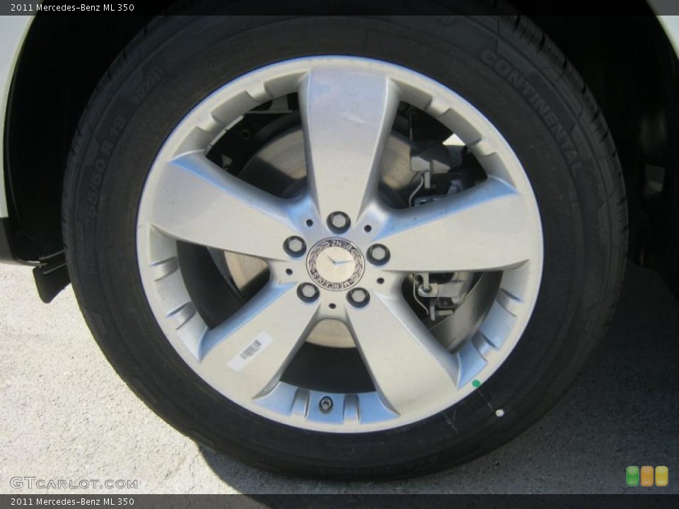 2011 Mercedes-Benz ML 350 Wheel and Tire Photo #38807472