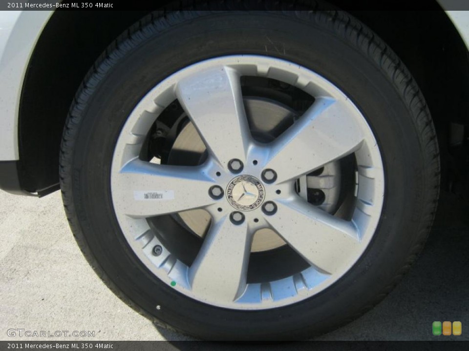 2011 Mercedes-Benz ML 350 4Matic Wheel and Tire Photo #38807908