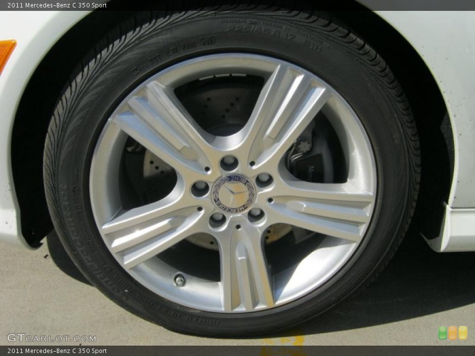 2011 Mercedes-Benz C 350 Sport Wheel and Tire Photo #38808084