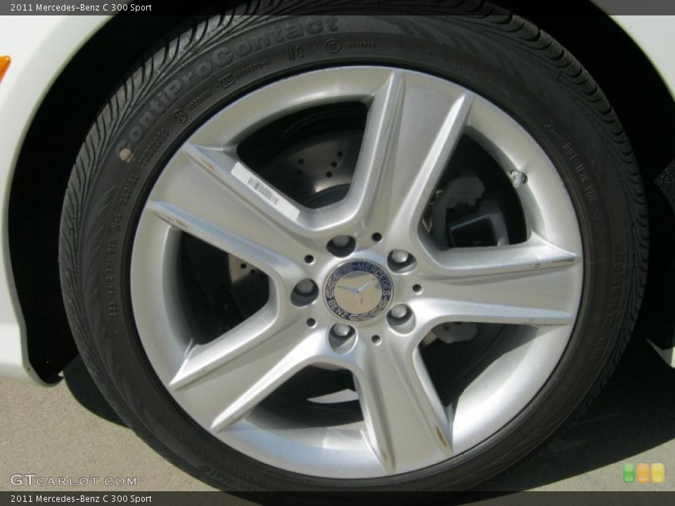 2011 Mercedes-Benz C 300 Sport Wheel and Tire Photo #38808172