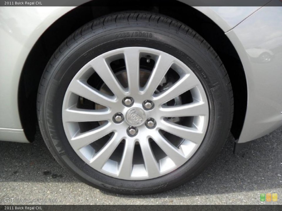 2011 Buick Regal CXL Wheel and Tire Photo #38812852
