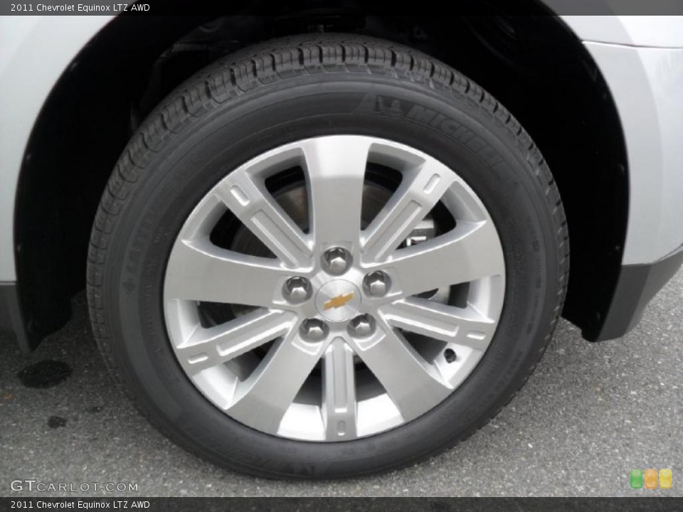2011 Chevrolet Equinox LTZ AWD Wheel and Tire Photo #38814832