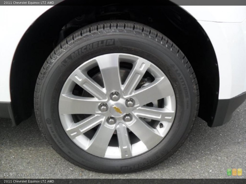 2011 Chevrolet Equinox LTZ AWD Wheel and Tire Photo #38815264