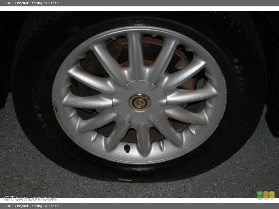 2003 Chrysler Sebring LX Sedan Wheel and Tire Photo #38817572