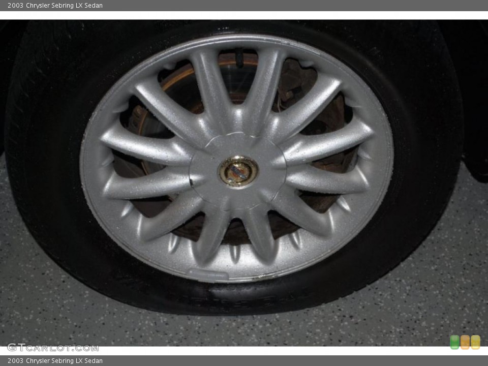 2003 Chrysler Sebring LX Sedan Wheel and Tire Photo #38817588