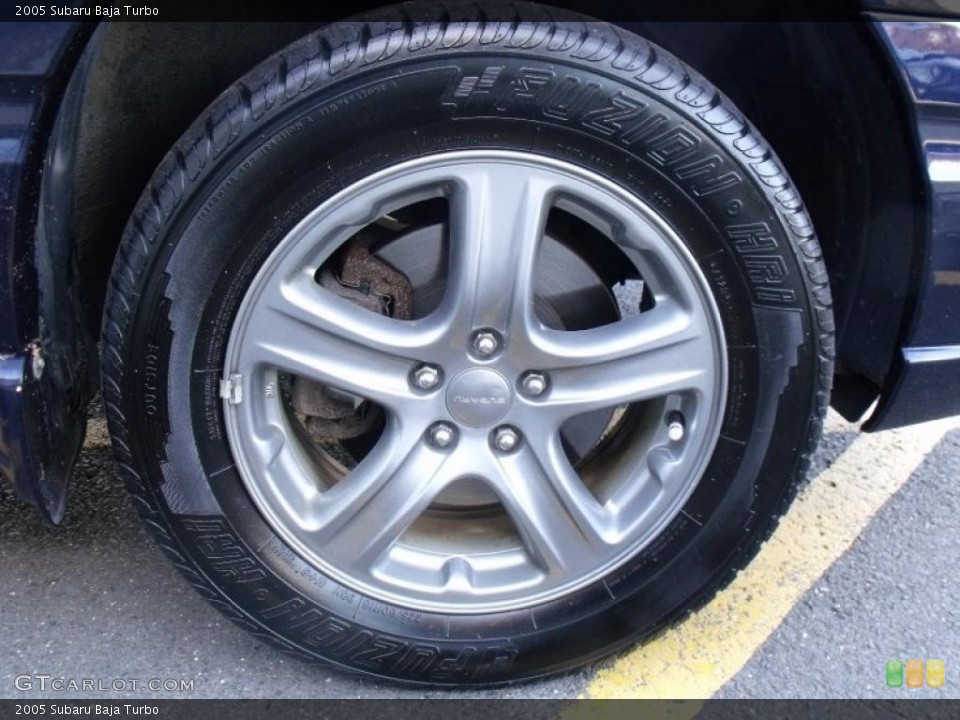 2005 Subaru Baja Turbo Wheel and Tire Photo #38819656
