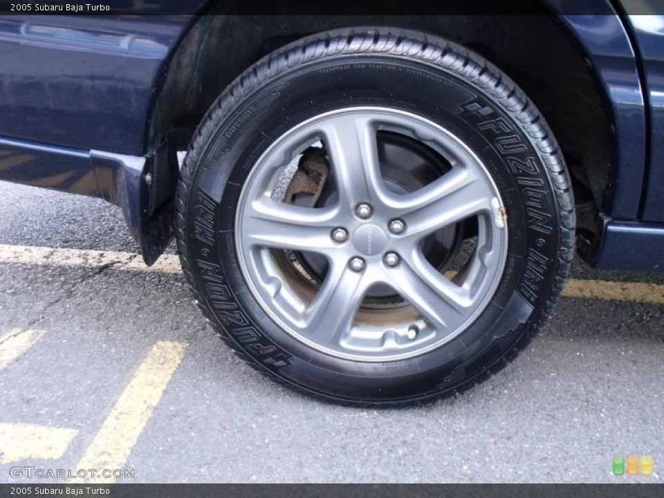 2005 Subaru Baja Turbo Wheel and Tire Photo #38819676