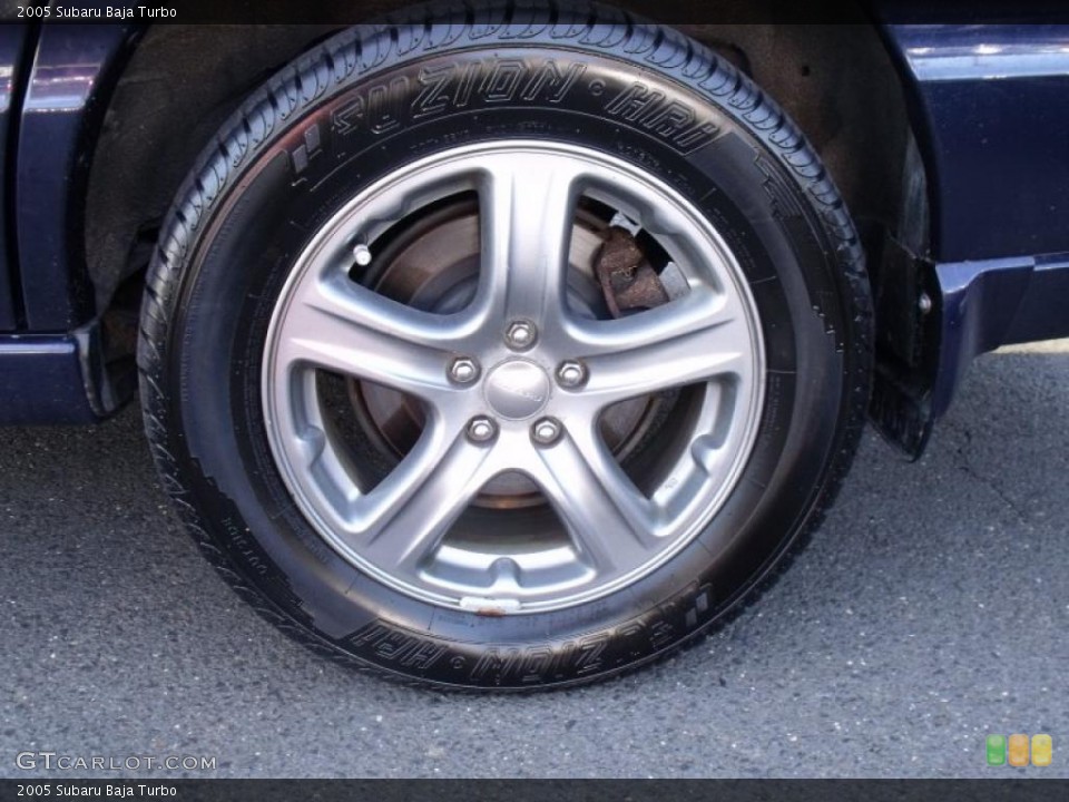 2005 Subaru Baja Turbo Wheel and Tire Photo #38819692