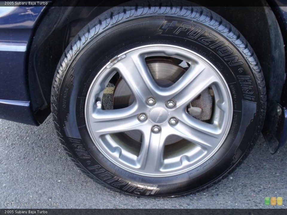 2005 Subaru Baja Turbo Wheel and Tire Photo #38819704