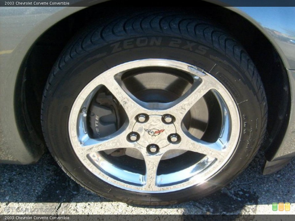 2003 Chevrolet Corvette Convertible Wheel and Tire Photo #38819764
