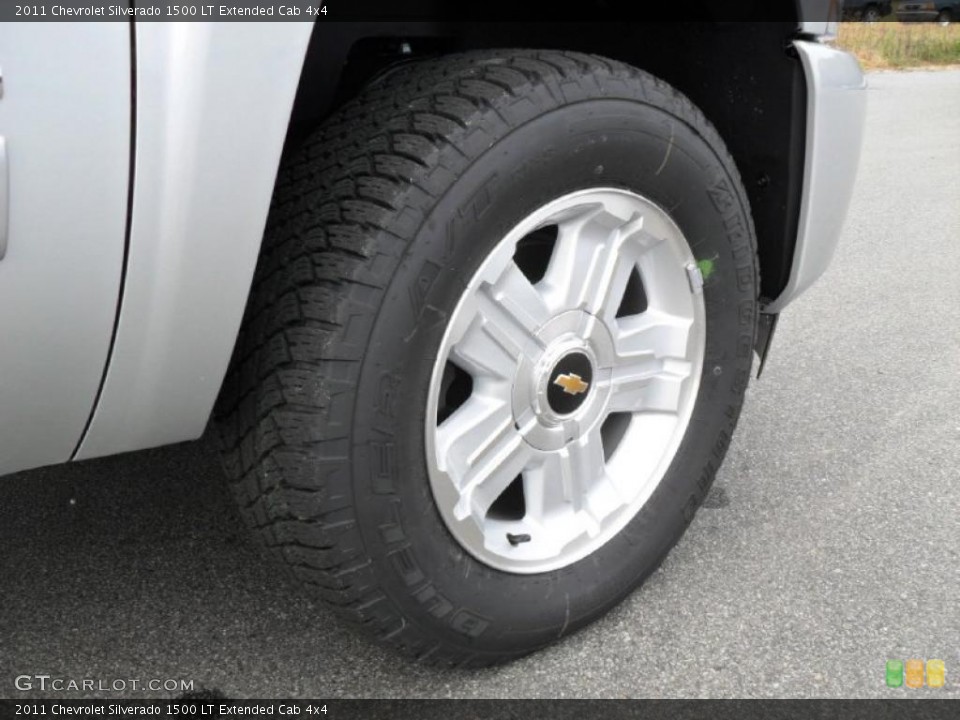 2011 Chevrolet Silverado 1500 LT Extended Cab 4x4 Wheel and Tire Photo #38821964