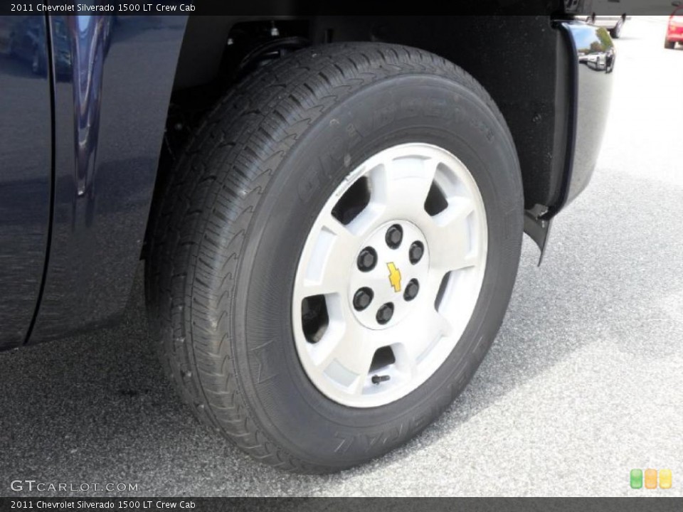 2011 Chevrolet Silverado 1500 LT Crew Cab Wheel and Tire Photo #38822332