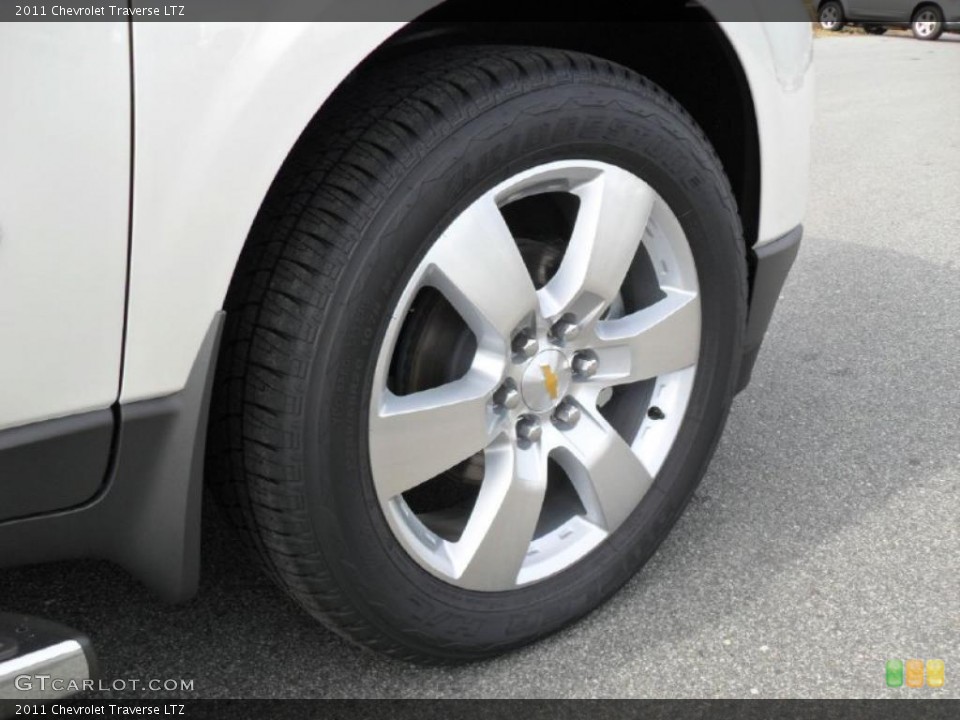 2011 Chevrolet Traverse LTZ Wheel and Tire Photo #38822752