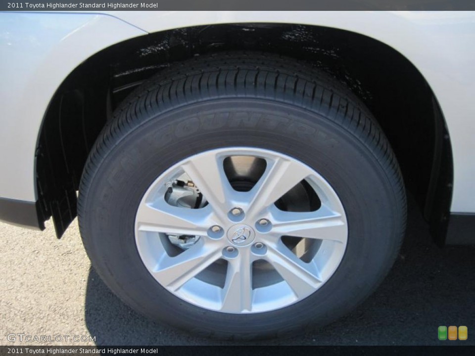 2011 Toyota Highlander  Wheel and Tire Photo #38825100