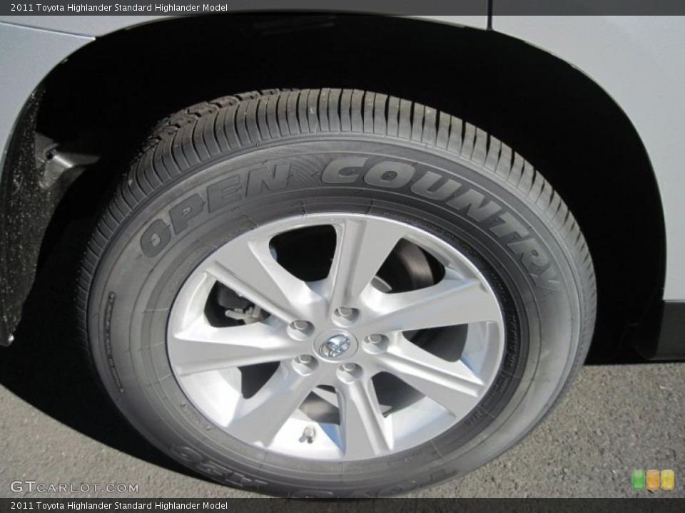 2011 Toyota Highlander  Wheel and Tire Photo #38825132