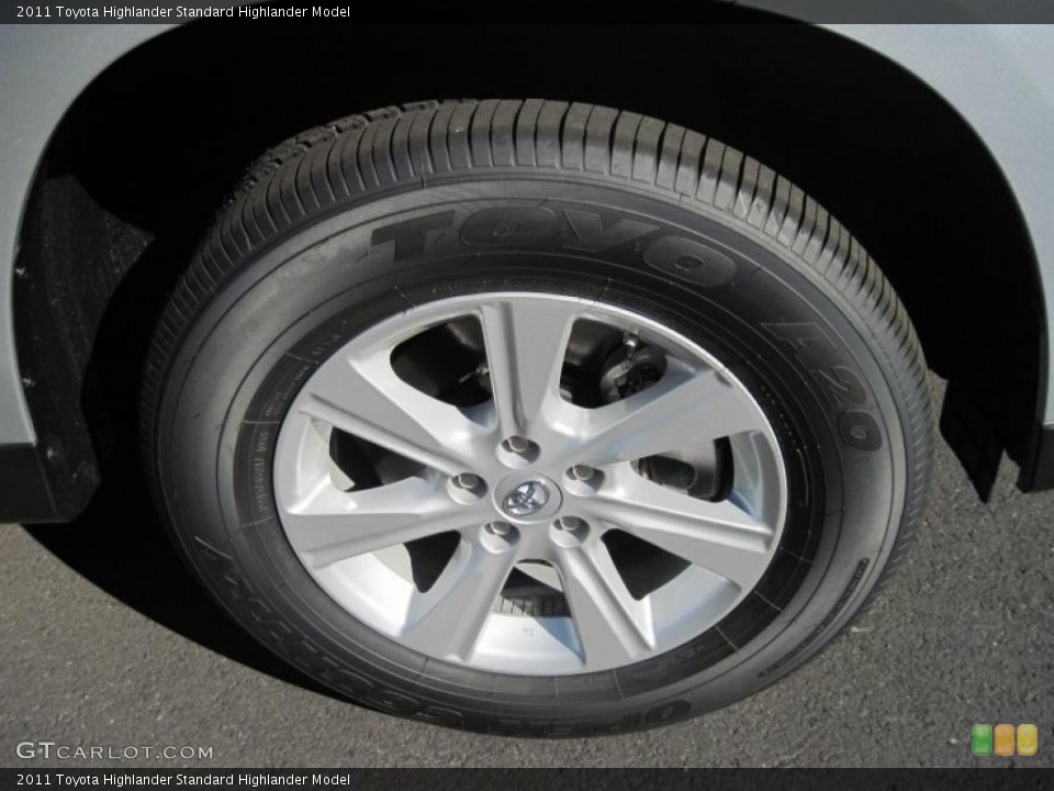 2011 Toyota Highlander  Wheel and Tire Photo #38825144